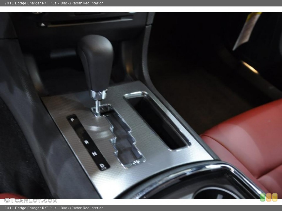 Black/Radar Red Interior Transmission for the 2011 Dodge Charger R/T Plus #44067005