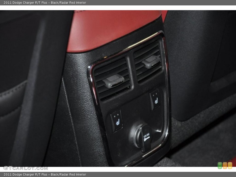 Black/Radar Red Interior Controls for the 2011 Dodge Charger R/T Plus #44067053