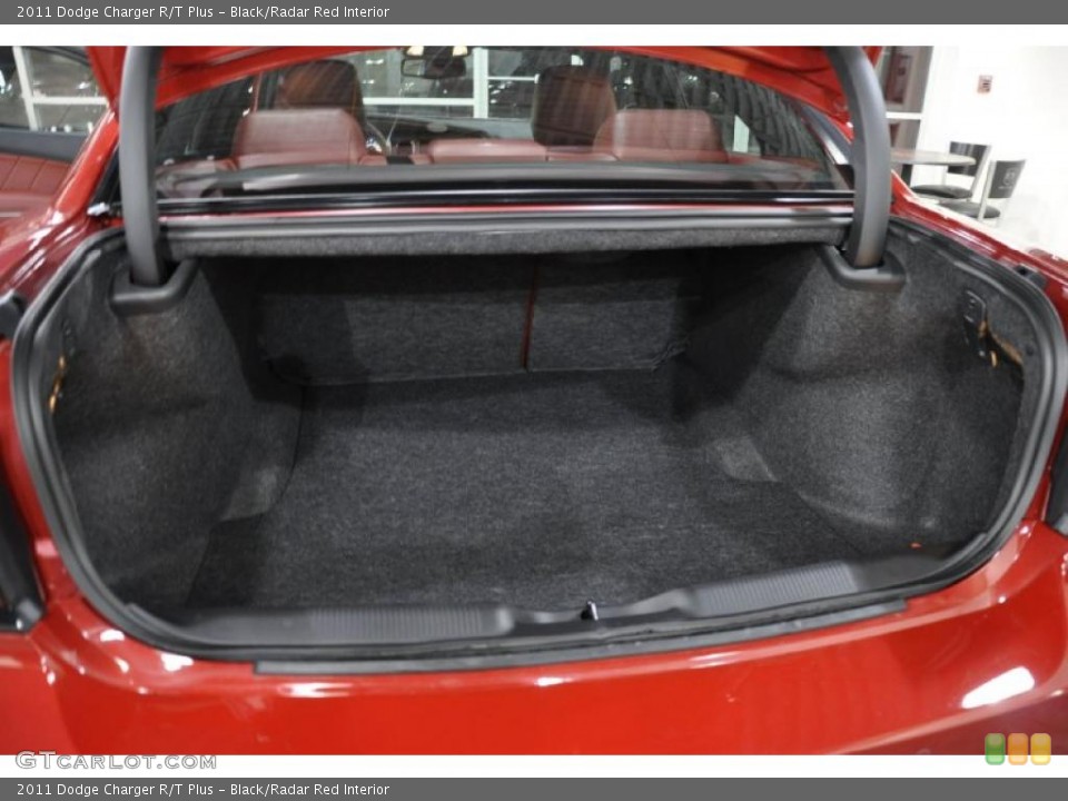 Black/Radar Red Interior Trunk for the 2011 Dodge Charger R/T Plus #44067061