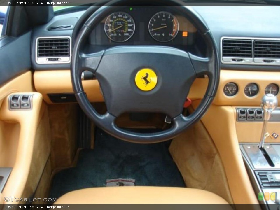 Beige Interior Steering Wheel for the 1998 Ferrari 456 GTA #44071886