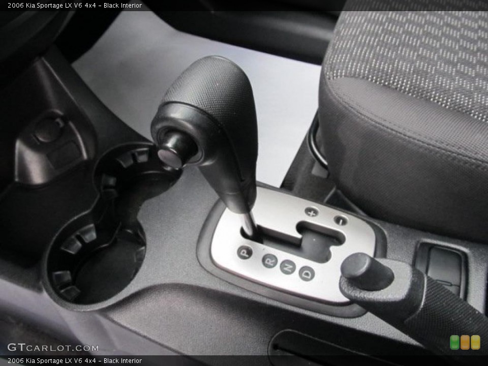 Black Interior Transmission for the 2006 Kia Sportage LX V6 4x4 #44078982