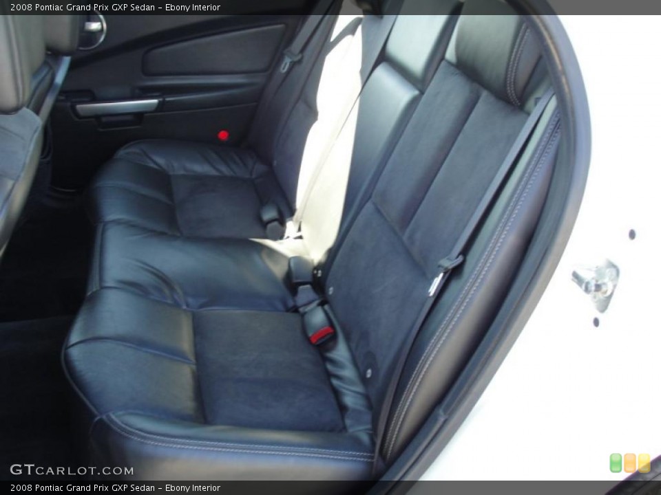 Ebony Interior Photo for the 2008 Pontiac Grand Prix GXP Sedan #44079518