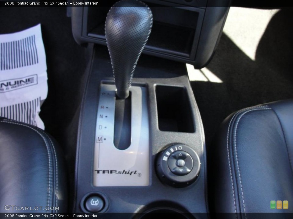 Ebony Interior Transmission for the 2008 Pontiac Grand Prix GXP Sedan #44079638