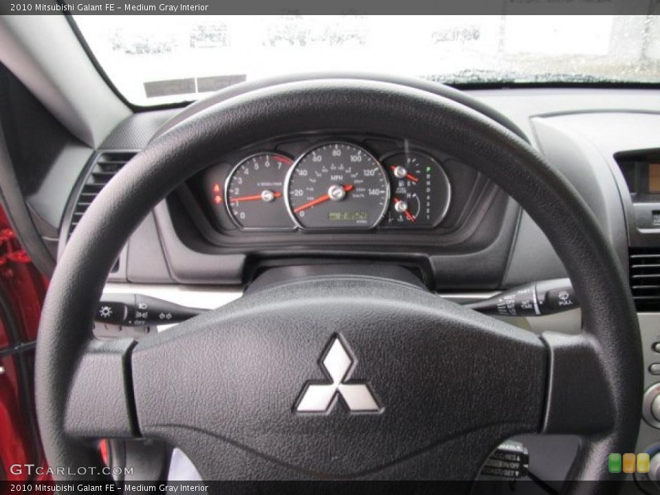 Medium Gray Interior Steering Wheel for the 2010 Mitsubishi Galant FE #44080658