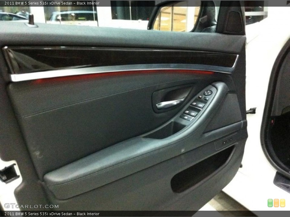 Black Interior Door Panel for the 2011 BMW 5 Series 535i xDrive Sedan #44083035