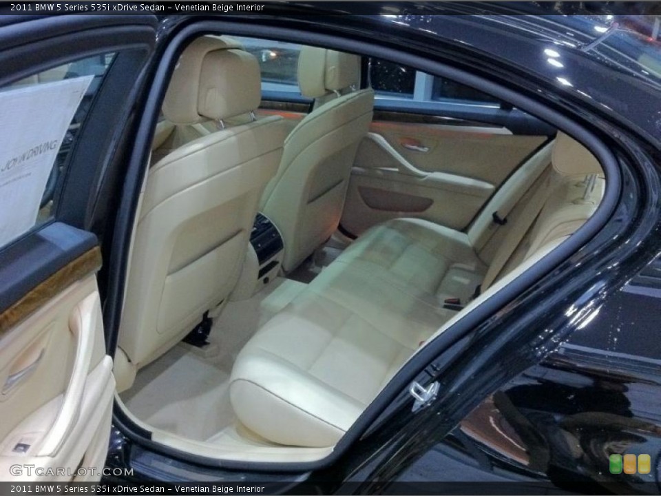 Venetian Beige Interior Photo for the 2011 BMW 5 Series 535i xDrive Sedan #44083234