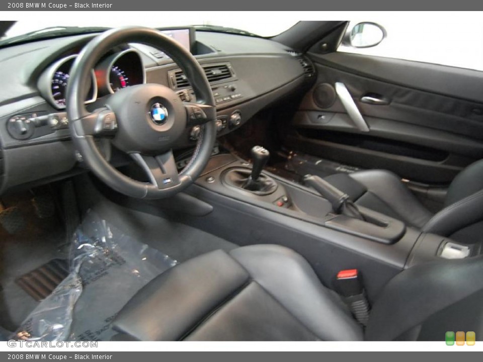 Black Interior Prime Interior for the 2008 BMW M Coupe #44083658