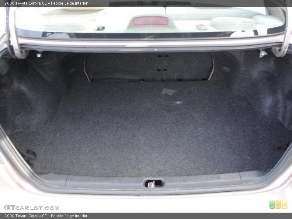Pebble Beige Interior Trunk for the 2000 Toyota Corolla CE #44089658