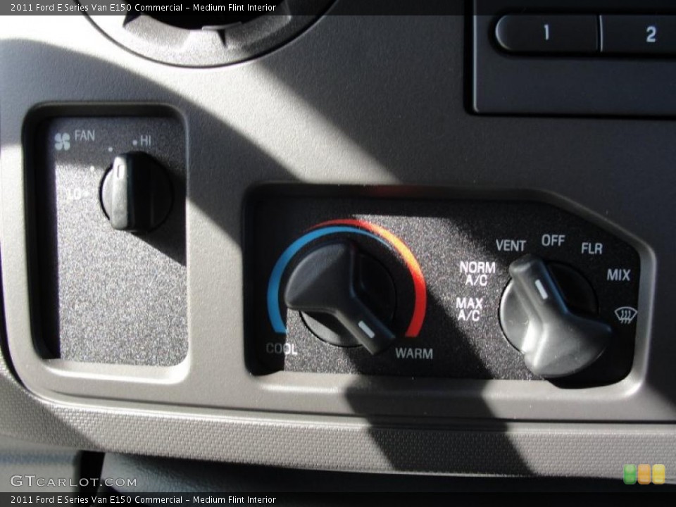 Medium Flint Interior Controls for the 2011 Ford E Series Van E150 Commercial #44092000