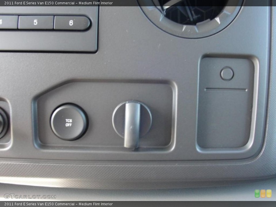 Medium Flint Interior Controls for the 2011 Ford E Series Van E150 Commercial #44092016