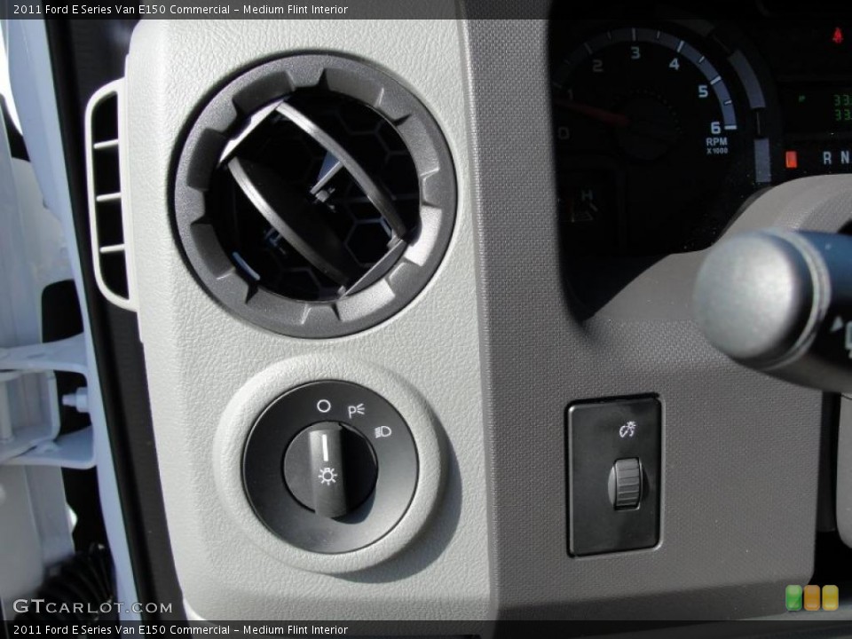Medium Flint Interior Controls for the 2011 Ford E Series Van E150 Commercial #44092064