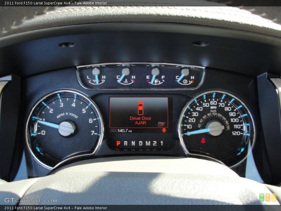 Pale Adobe Interior Gauges for the 2011 Ford F150 Lariat SuperCrew 4x4 #44095796