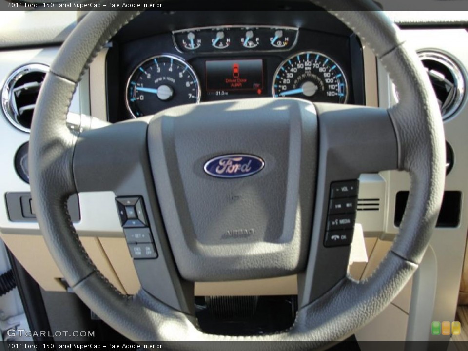 Pale Adobe Interior Steering Wheel for the 2011 Ford F150 Lariat SuperCab #44096630