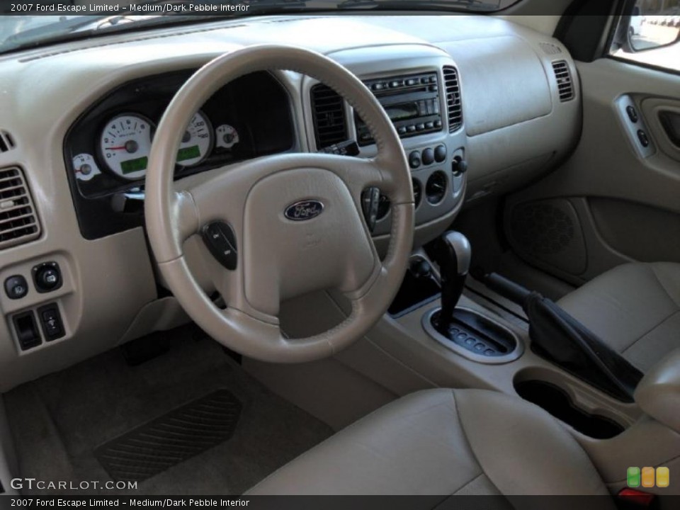 Medium/Dark Pebble Interior Prime Interior for the 2007 Ford Escape Limited #44100116