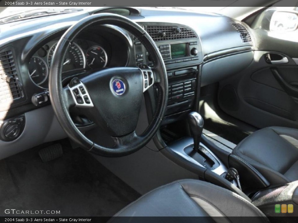 Slate Gray Interior Prime Interior for the 2004 Saab 9-3 Aero Sedan #44101748