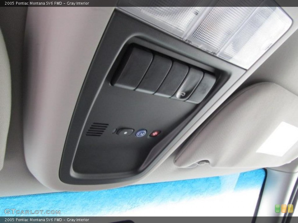 Gray Interior Controls for the 2005 Pontiac Montana SV6 FWD #44102909