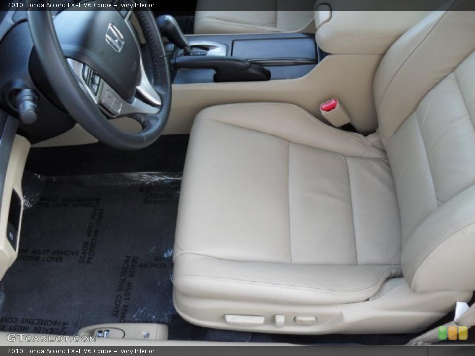 Ivory Interior Photo for the 2010 Honda Accord EX-L V6 Coupe #44104821