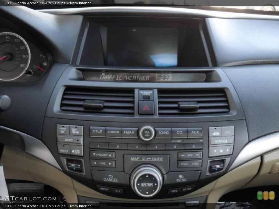 Ivory Interior Controls for the 2010 Honda Accord EX-L V6 Coupe #44104928