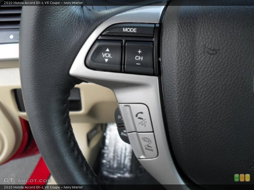 Ivory Interior Controls for the 2010 Honda Accord EX-L V6 Coupe #44104948
