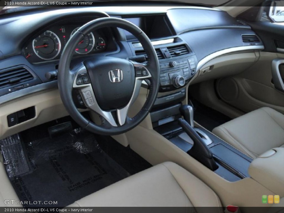 Ivory Interior Prime Interior for the 2010 Honda Accord EX-L V6 Coupe #44105205