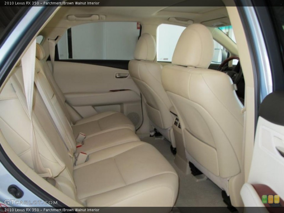 Parchment/Brown Walnut Interior Photo for the 2010 Lexus RX 350 #44109166