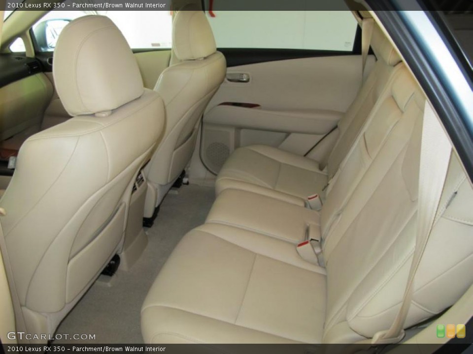 Parchment/Brown Walnut Interior Photo for the 2010 Lexus RX 350 #44109210
