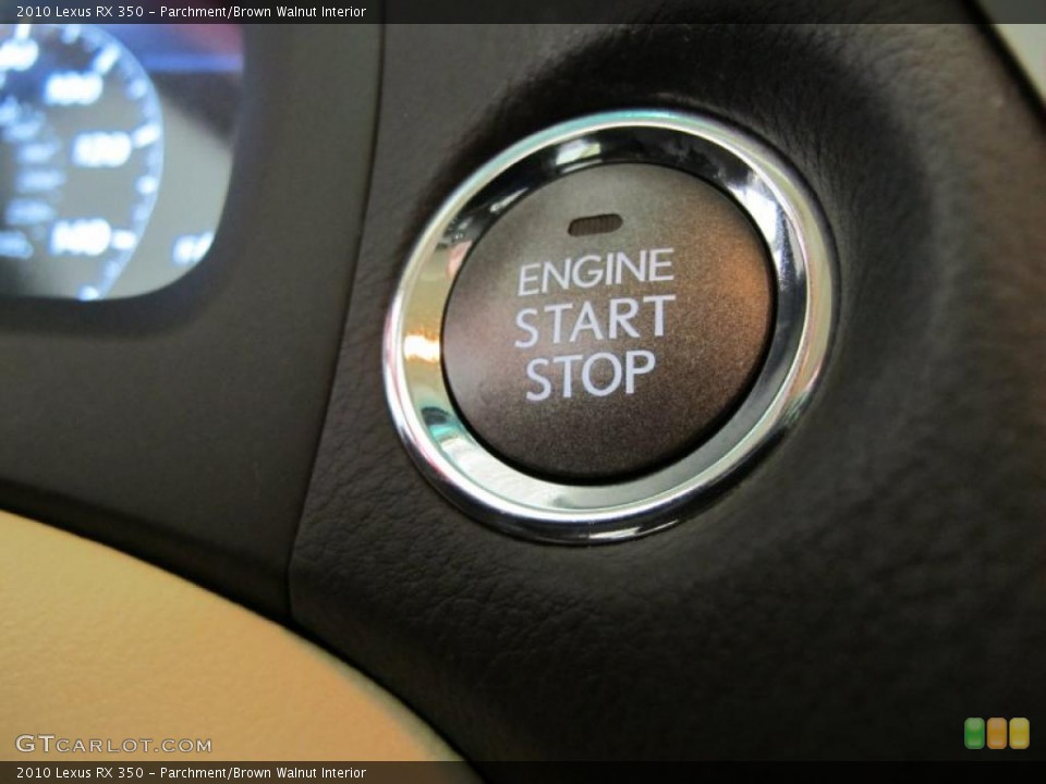 Parchment/Brown Walnut Interior Controls for the 2010 Lexus RX 350 #44109370
