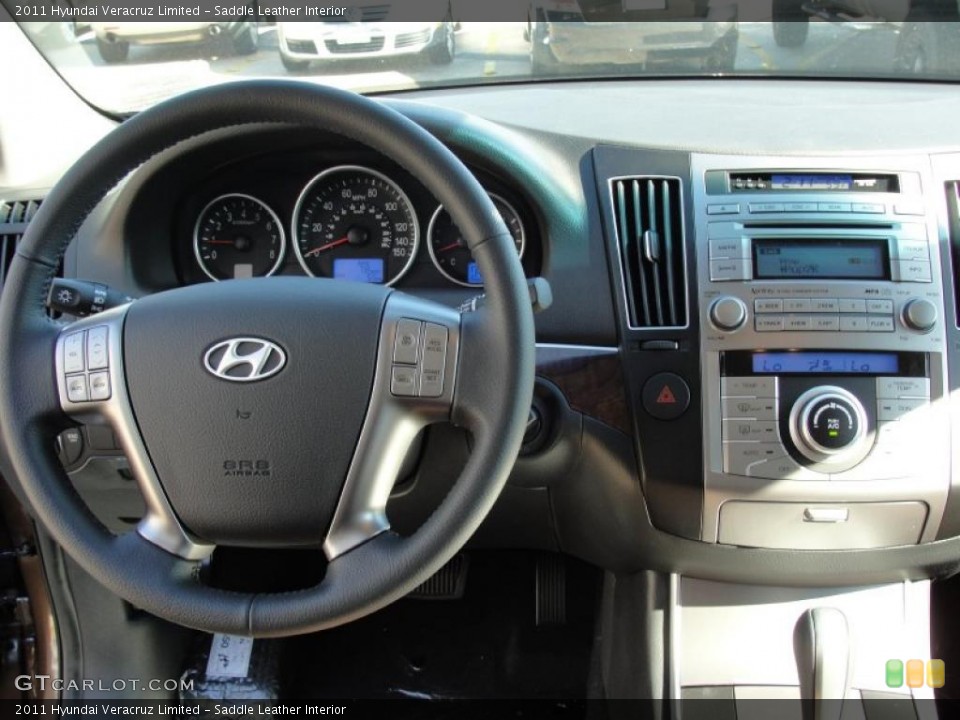 Saddle Leather Interior Dashboard for the 2011 Hyundai Veracruz Limited #44109862