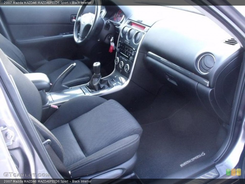 Black Interior Dashboard for the 2007 Mazda MAZDA6 MAZDASPEED6 Sport #44112794