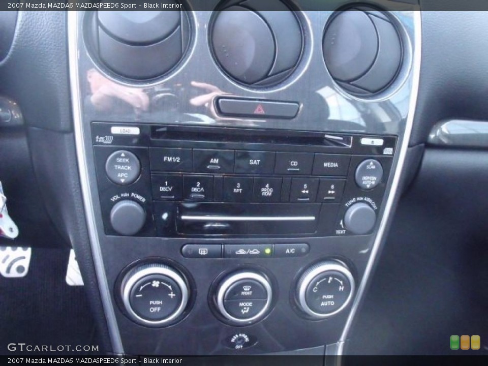 Black Interior Controls for the 2007 Mazda MAZDA6 MAZDASPEED6 Sport #44112902