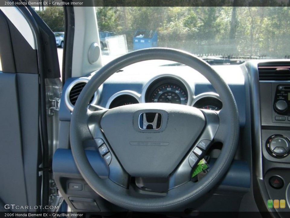 Gray/Blue Interior Steering Wheel for the 2006 Honda Element EX #44115210