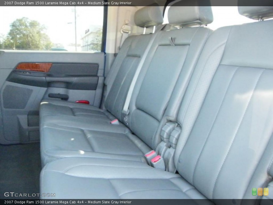 Medium Slate Gray Interior Photo for the 2007 Dodge Ram 1500 Laramie Mega Cab 4x4 #44117666
