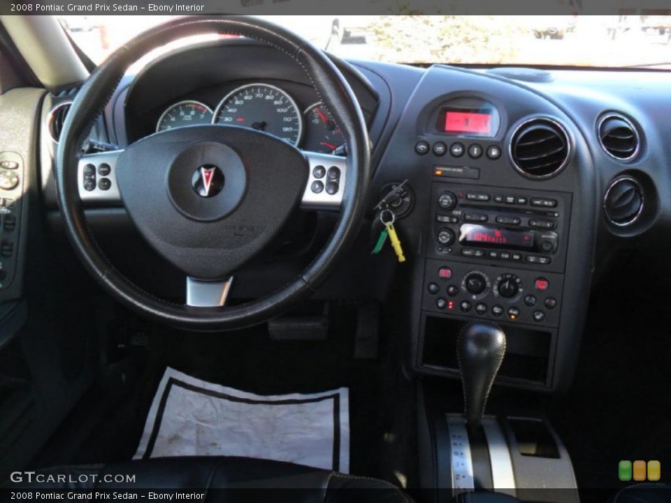 Ebony Interior Dashboard for the 2008 Pontiac Grand Prix Sedan #44118786