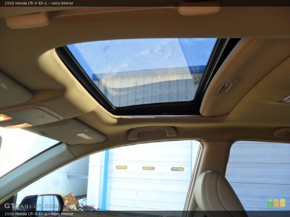 Ivory Interior Sunroof for the 2009 Honda CR-V EX-L #44119986