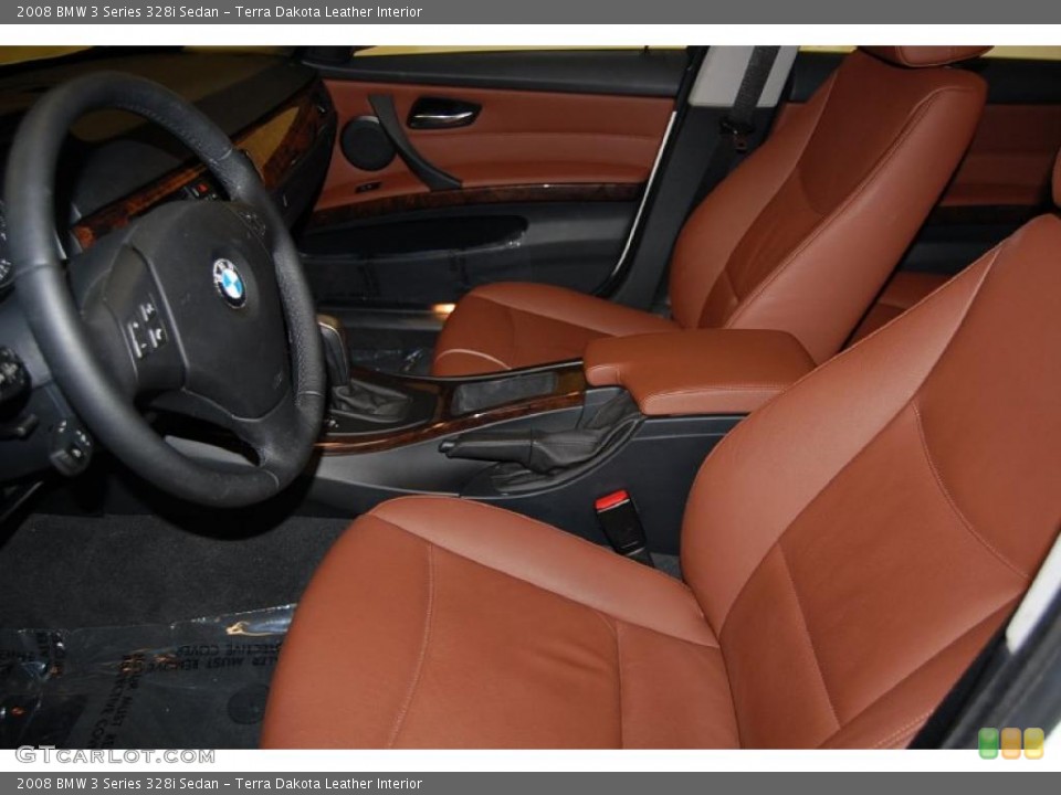 Terra Dakota Leather Interior Photo for the 2008 BMW 3 Series 328i Sedan #44120398