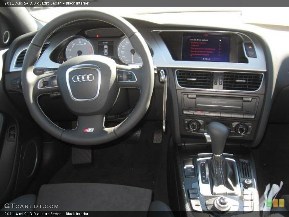 Black Interior Dashboard for the 2011 Audi S4 3.0 quattro Sedan #44121395