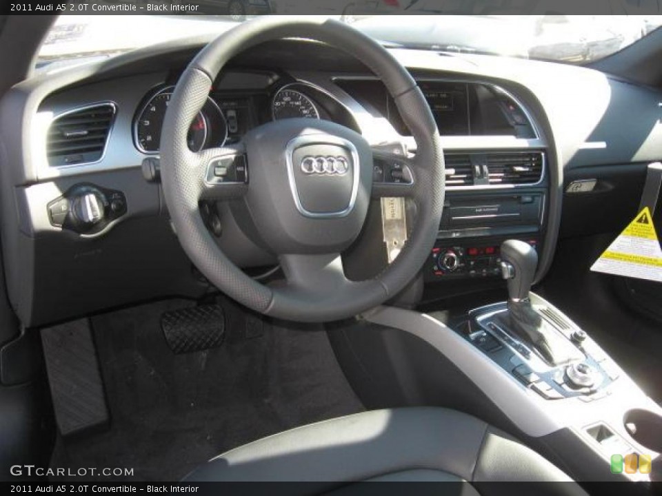 Black Interior Dashboard for the 2011 Audi A5 2.0T Convertible #44121522