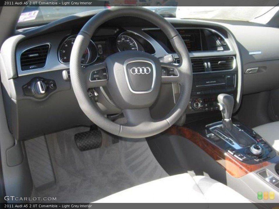 Light Grey Interior Dashboard for the 2011 Audi A5 2.0T Convertible #44121782
