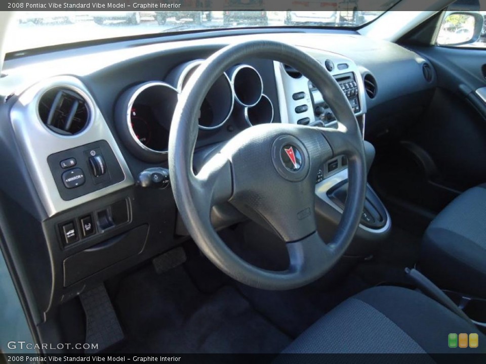 Graphite Interior Dashboard for the 2008 Pontiac Vibe  #44122050