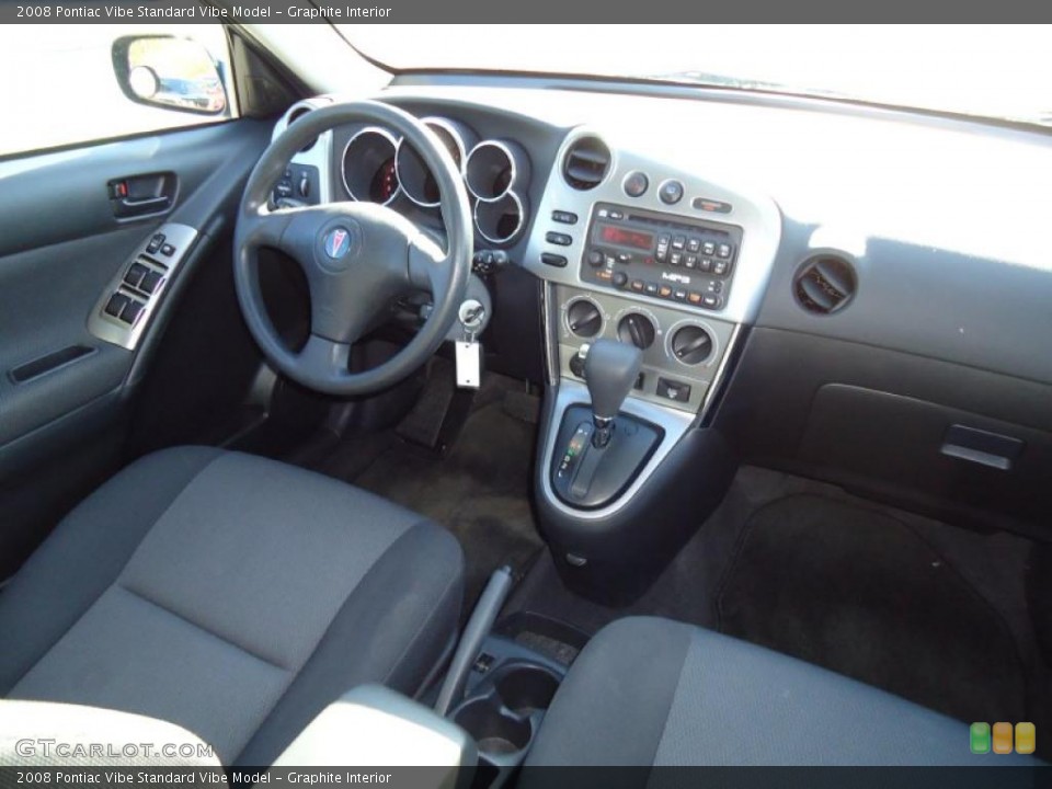 Graphite Interior Dashboard for the 2008 Pontiac Vibe  #44122218