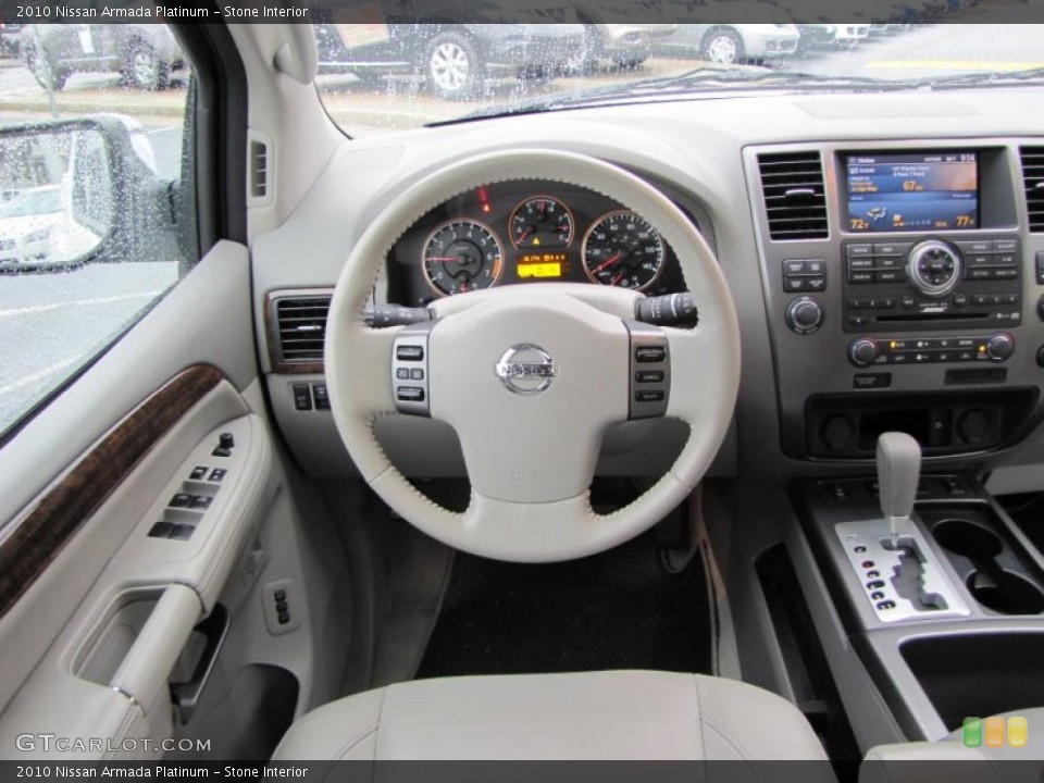 Stone Interior Dashboard for the 2010 Nissan Armada Platinum #44123274