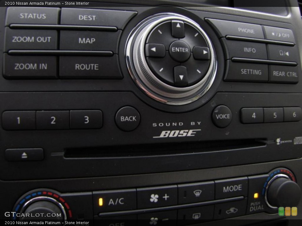 Stone Interior Controls for the 2010 Nissan Armada Platinum #44123338
