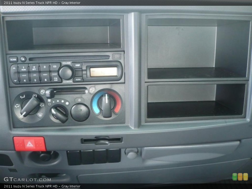 Gray Interior Controls for the 2011 Isuzu N Series Truck NPR HD #44127846