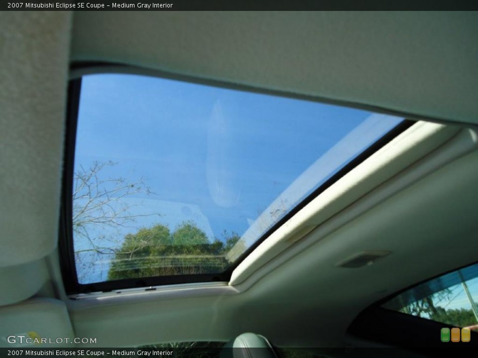 Medium Gray Interior Sunroof for the 2007 Mitsubishi Eclipse SE Coupe #44131926
