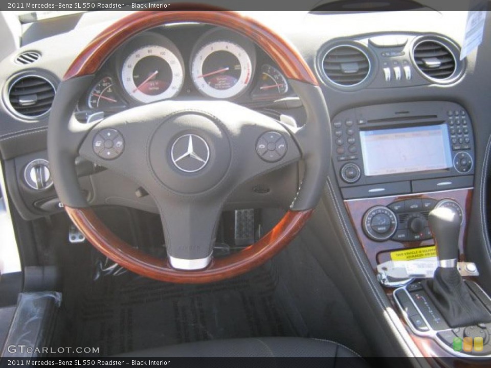 Black Interior Dashboard for the 2011 Mercedes-Benz SL 550 Roadster #44133931