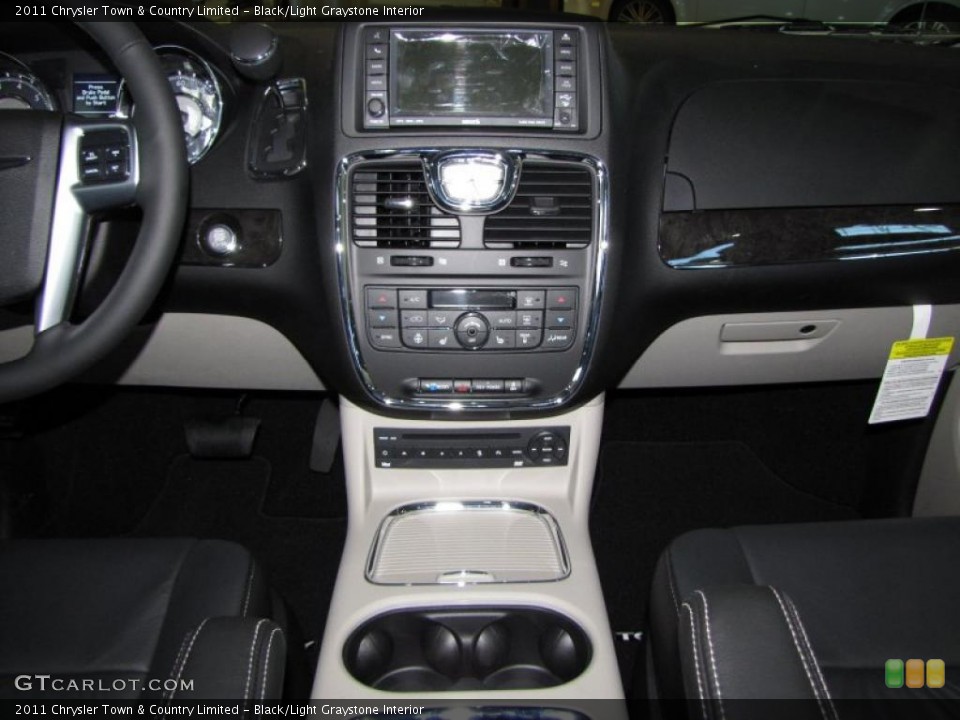 Black/Light Graystone Interior Controls for the 2011 Chrysler Town & Country Limited #44140610