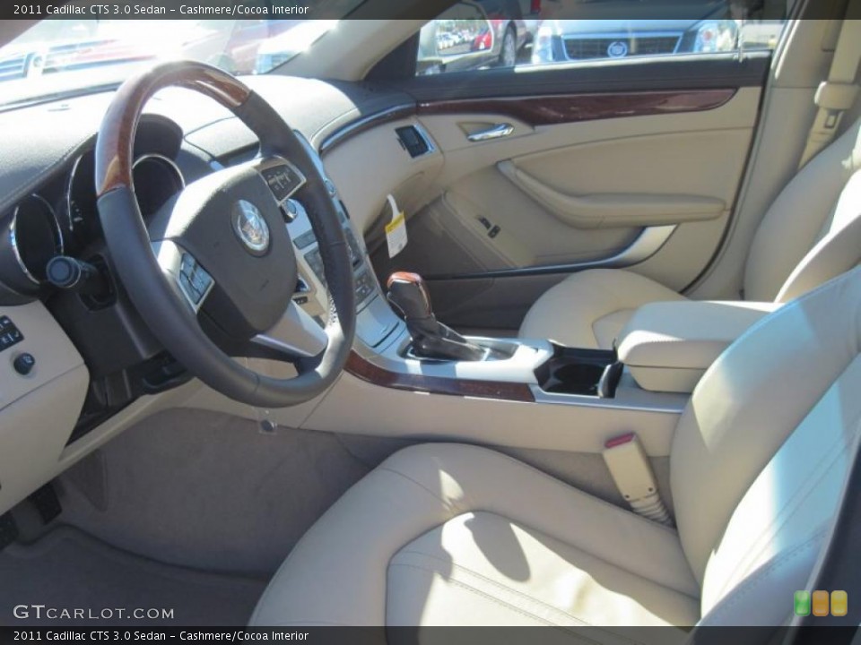 Cashmere/Cocoa Interior Photo for the 2011 Cadillac CTS 3.0 Sedan #44140746