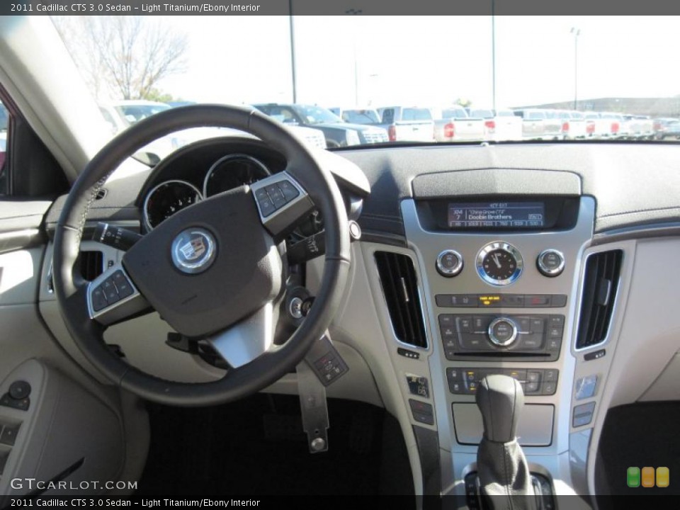 Light Titanium/Ebony Interior Dashboard for the 2011 Cadillac CTS 3.0 Sedan #44141546