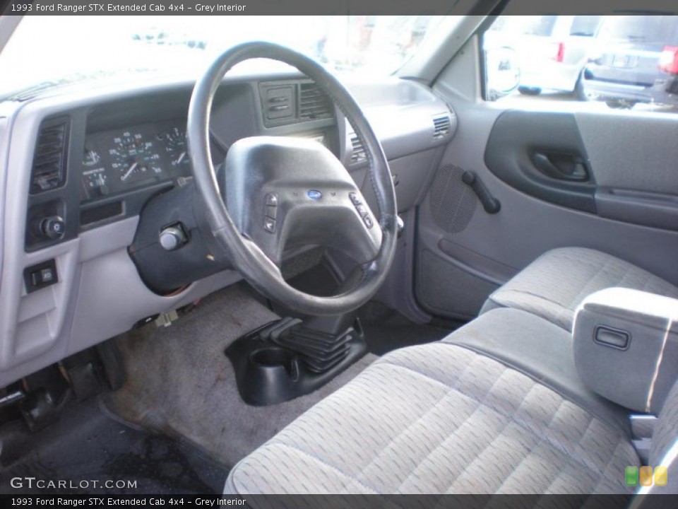 Grey Interior Prime Interior for the 1993 Ford Ranger STX Extended Cab 4x4 #44143876