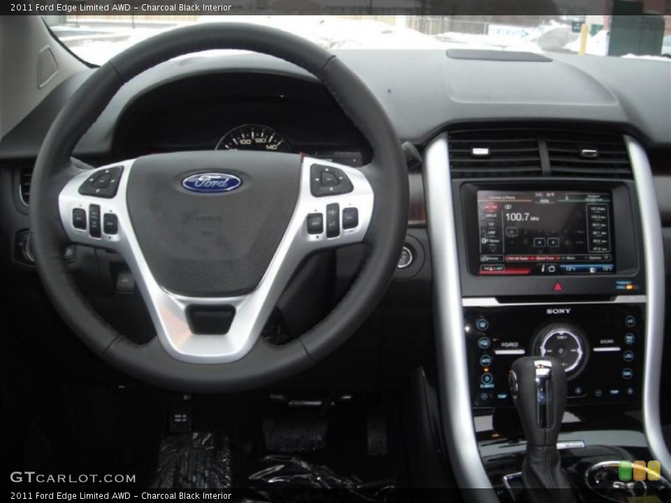 Charcoal Black Interior Dashboard for the 2011 Ford Edge Limited AWD #44144247